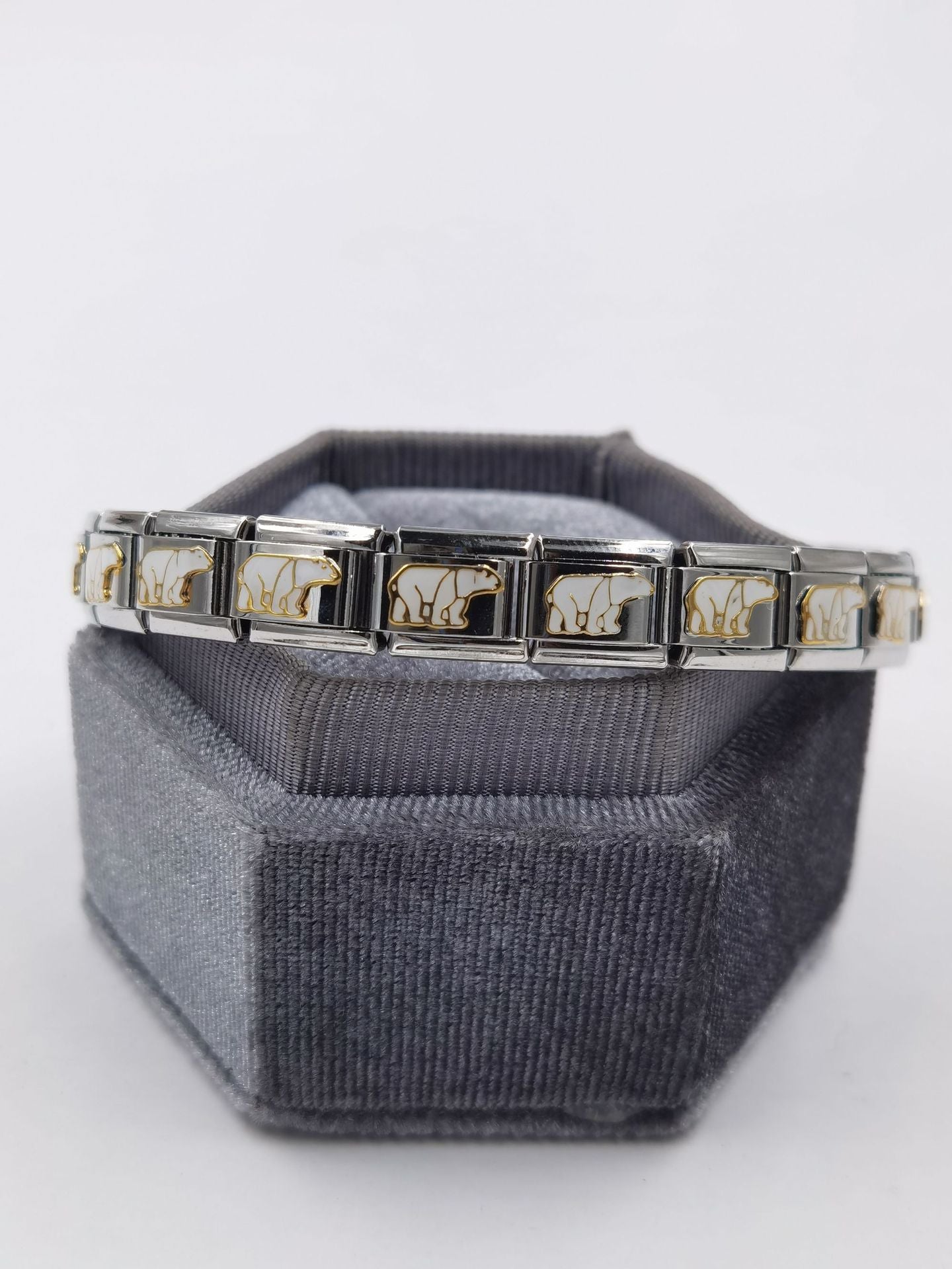 Wholesale Italian Charm Bracelet DIY Module Splicing Stainless Steel Bracelet Accessories Charms